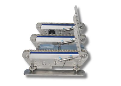 RVS kettingbaan met klapsecties