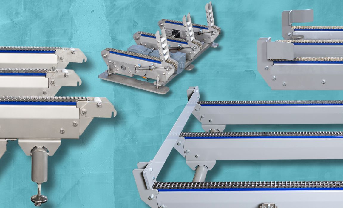 Aseptische motor voor RVS Kettingbaan