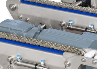 Aseptische motor voor kettingbanen